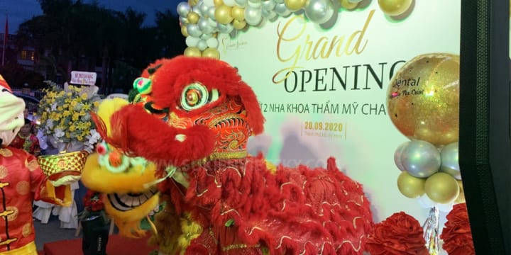 Tổ chức lễ khai trương giá rẻ tại Ninh Bình